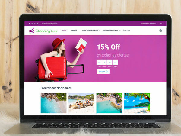 Pagina web para Agencia de Viajes