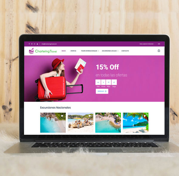 Pagina web para Agencia de Viajes