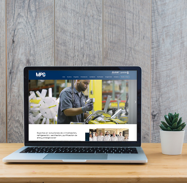 Diseño y desarrollo web para Grupo MPG Ecommerce en Santo Domingo